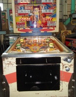 Image # 62540: Dodge City Cabinet - Front View 
(The coin door and coin entrance plate have been painted black.)