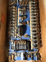 Image # 82797: Dogies Inside Cabinet - Replay Mode 
(The cable plug for the Add-A-Ball Relay Assembly can be seen here.)