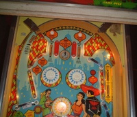 Image # 55972: Amigo Illuminated Upper Playfield 
(Serial number 5663.)