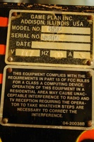 Image # 51651: Andromeda Manufacturer Plates 
(Serial number 5804.)