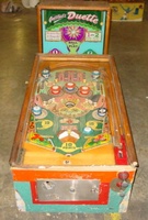 Image # 45385: Duette Cabinet - Front View 
(The coin door shown here is not original to this game.)
