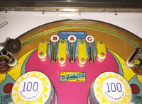 Image # 81514: Duotron Sample Game - Playfield - Detail 
(Serial number 01012 S.)