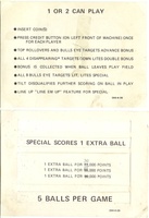 Image # 67931: Dyn O' Mite Instruction and Score Cards