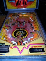 Image # 58229: Eclipse Playfield 
(The four pop bumpers are missing from the playfield.)
