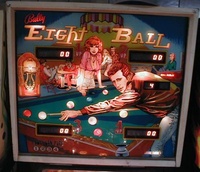 Image # 19427: Eight Ball Illuminated Backglass