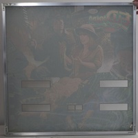 Image # 58187: El Dorado City of Gold Backglass - Reverse 
(The glass shown here is in a metal frame.)