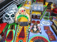Image # 8390: Elvira and the Party Monsters Playfield - Detail