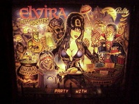 Image # 37003: Elvira and the Party Monsters Illuminated Backglass