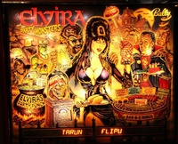 Image # 58233: Elvira and the Party Monsters Illuminated Backglass