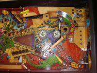 Image # 50387: Escape from the Lost World Top Playfield Down Without Plastics