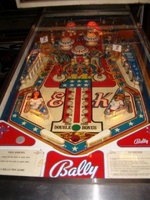 Image # 24647: Evel Knievel Playfield 
(Serial number 1150.)