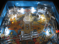 Image # 75205: Excalibur Illuminated Upper Playfield 
(Serial number 46800.)