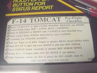 Image # 40260: F-14 Tomcat Prototype Game - Instruction Card