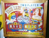 Image # 770: Fair Lady Backglass