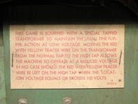 Image # 48837: Falstaff Transformer Notice 
(Serial number D65761F.)