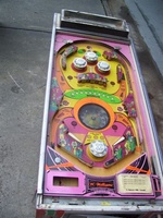Image # 38006: Fan-Tas-Tic Playfield 
(The pop bumpers caps shown here are not original to this game.)