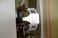 Image # 57273: Fiesta Match Number Not Displayed 
(A metal shield covers the number window in the backglass until it is time to display the match number to the player.)