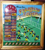 Image # 802: Fighting Irish Backglass