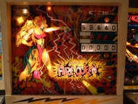 Image # 40198: Fire Queen Illuminated Backglass