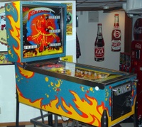 Image # 44014: Fireball Cabinet - Left 
(Serial number 4436.)