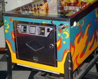 Image # 44016: Fireball Cabinet - Front 
(Serial number 4436.)