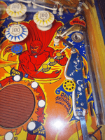 Image # 75718: Fireball German Middle Right Playfield 
(The cabinet serial number is 5094. The backbox serial number is 5099.)