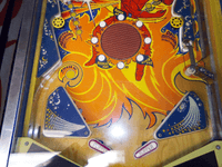 Image # 75719: Fireball German Lower Playfield 
(The cabinet serial number is 5094. The backbox serial number is 5099.)