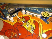 Image # 15601: Fireball Playfield - Detail