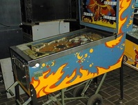 Image # 15603: Fireball Cabinet - Right 
(This US version was exported to Europe.)