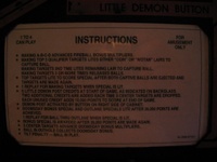Image # 40272: Fireball II Instruction Card