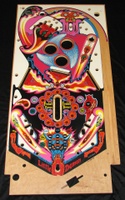 Image # 68083: Fireball II Blank Playfield 
(This playfield was described to us as New Old Stock.)