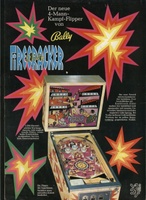 Image # 24886: Firecracker German Ad 
(From the German operator magazine Automaten Markt, March 1971.)