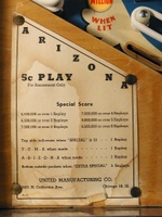 Image # 34009: Yuma Arizona Instructions And Score Card