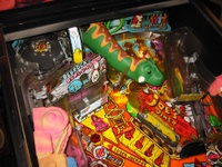 Image # 7495: The Flintstones Playfield - Detail