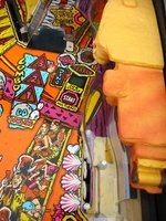 Image # 9372: The Flintstones Playfield - Detail