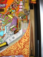 Image # 9374: The Flintstones Playfield - Detail
