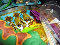 Image # 9375: The Flintstones Playfield - Detail