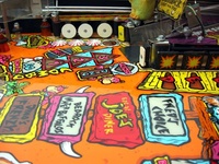 Image # 9376: The Flintstones Playfield - Detail