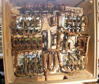Image # 65323: Flip Flop Early Production Inside Backbox 
(Serial number 1016.)