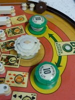 Image # 54533: Flipper Playfield - Detail 
(Serial number G31384.)