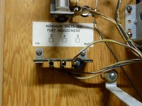 Image # 54544: Flipper Balls Per Play Adjustment 
(Serial number G31384.)