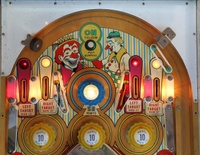 Image # 67507: Flipper Clown Illuminated Upper Playfield