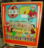 Image # 10257: Flipper Cowboy Backglass