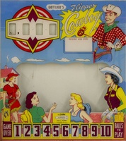 Image # 67740: Flipper Cowboy Backglass