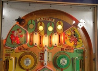 Image # 67530: Flipper Fair Sample Game - Illuminated Upper Playfield 
(Serial number 55042 S.)