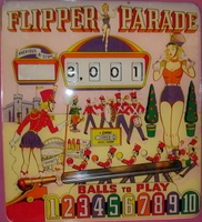 Image # 32428: Flipper Parade Backglass