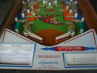 Image # 16127: Flying Carpet Lower Playfield 
(The instruction card shown here is the wrong one for this game. It belongs to Gottlieb's 1968 'Royal Guard'.)