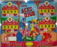 Image # 32422: Aces High German Backglass