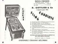 Image # 82907: Flying Chariots French Flyer 
(This top of this flyer has been cut off.)