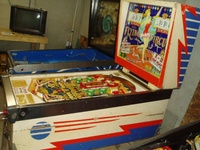 Image # 25483: Flying Circus Cabinet - Right 
(The slingshot plastics are reproductions.)